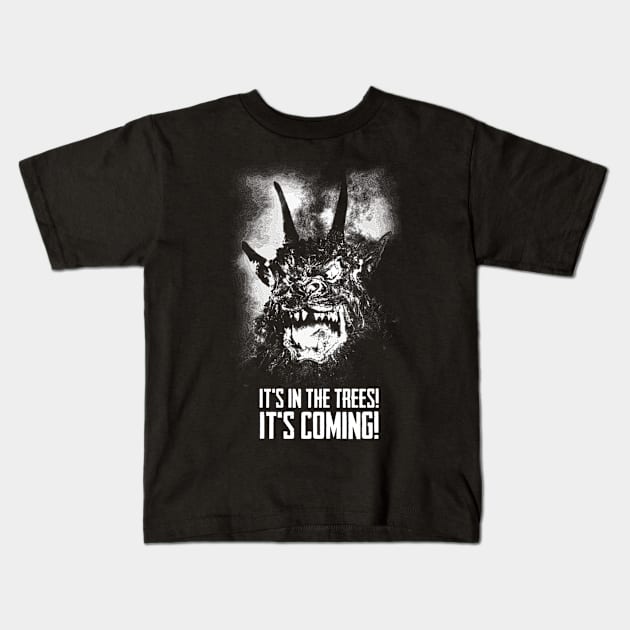 NIGHT OF THE DEMON Kids T-Shirt by Aries Custom Graphics